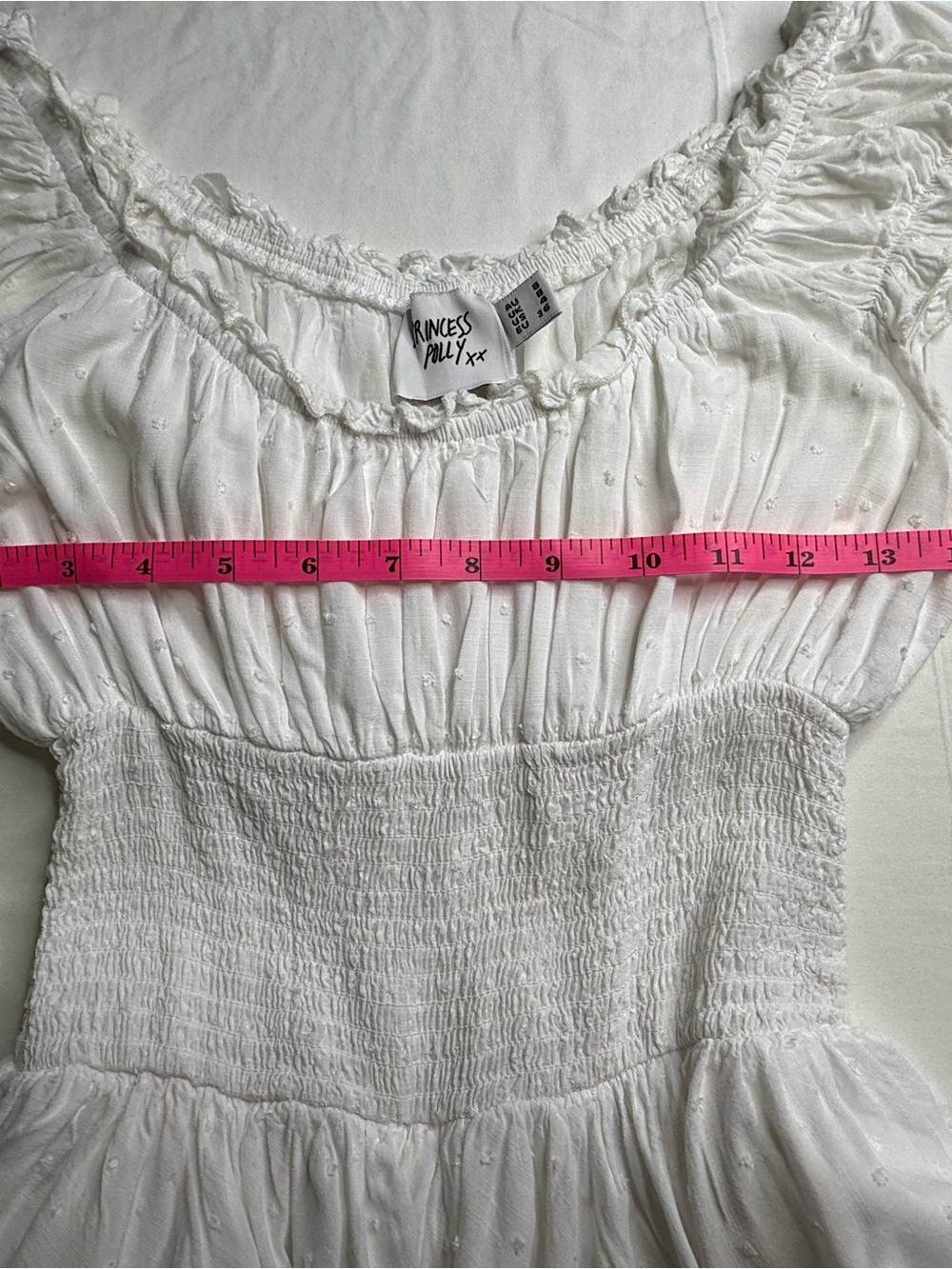 Princess Polly White Ruffled High-Low Sundress - Picture 5 of 6